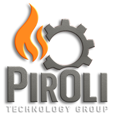 Логотип PIROLI — виробник промислових твердопаливних котлів в Україні